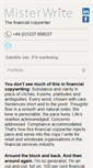 Mobile Screenshot of misterwrite.co.uk